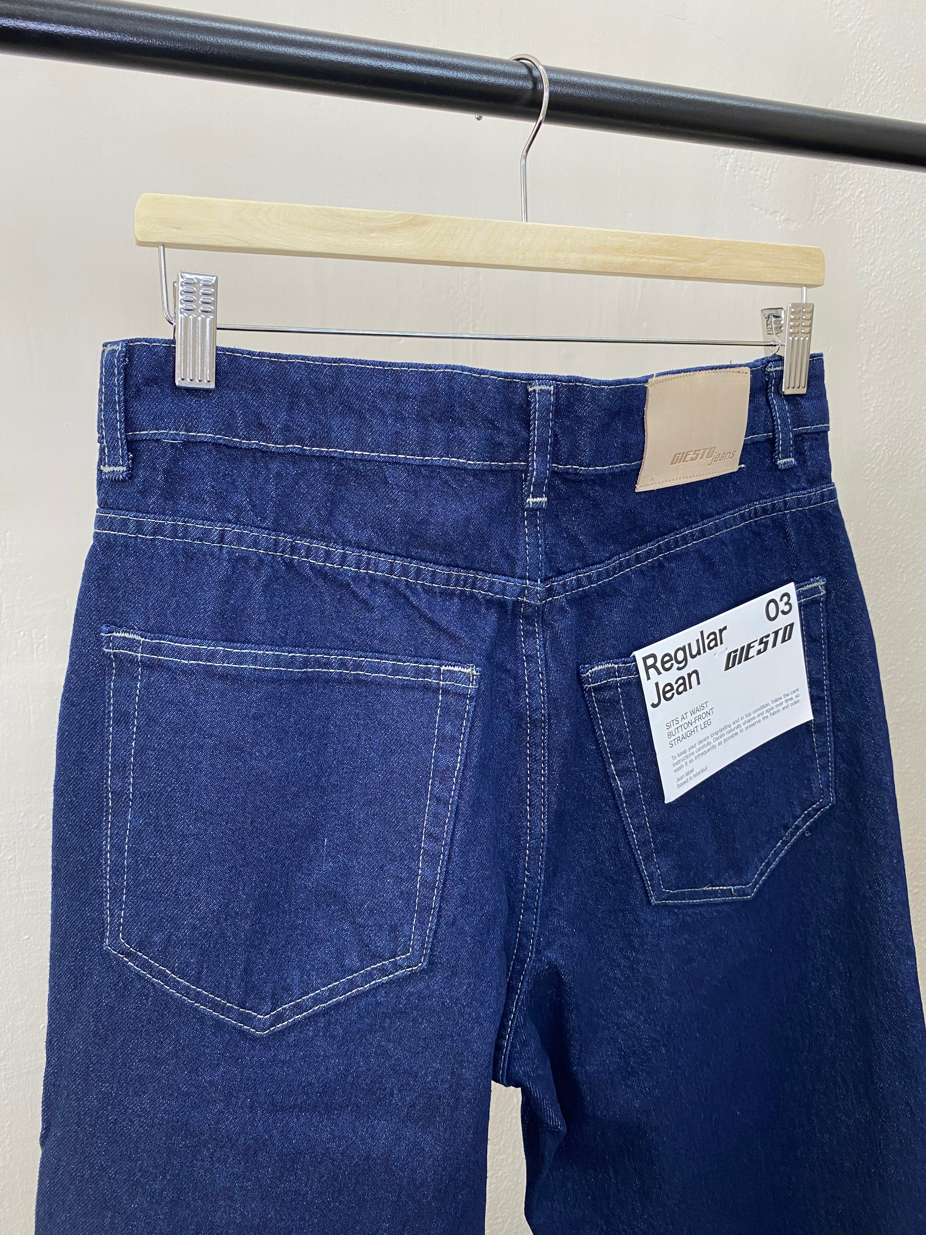 Lacivert Fit Jean - Straight Leg