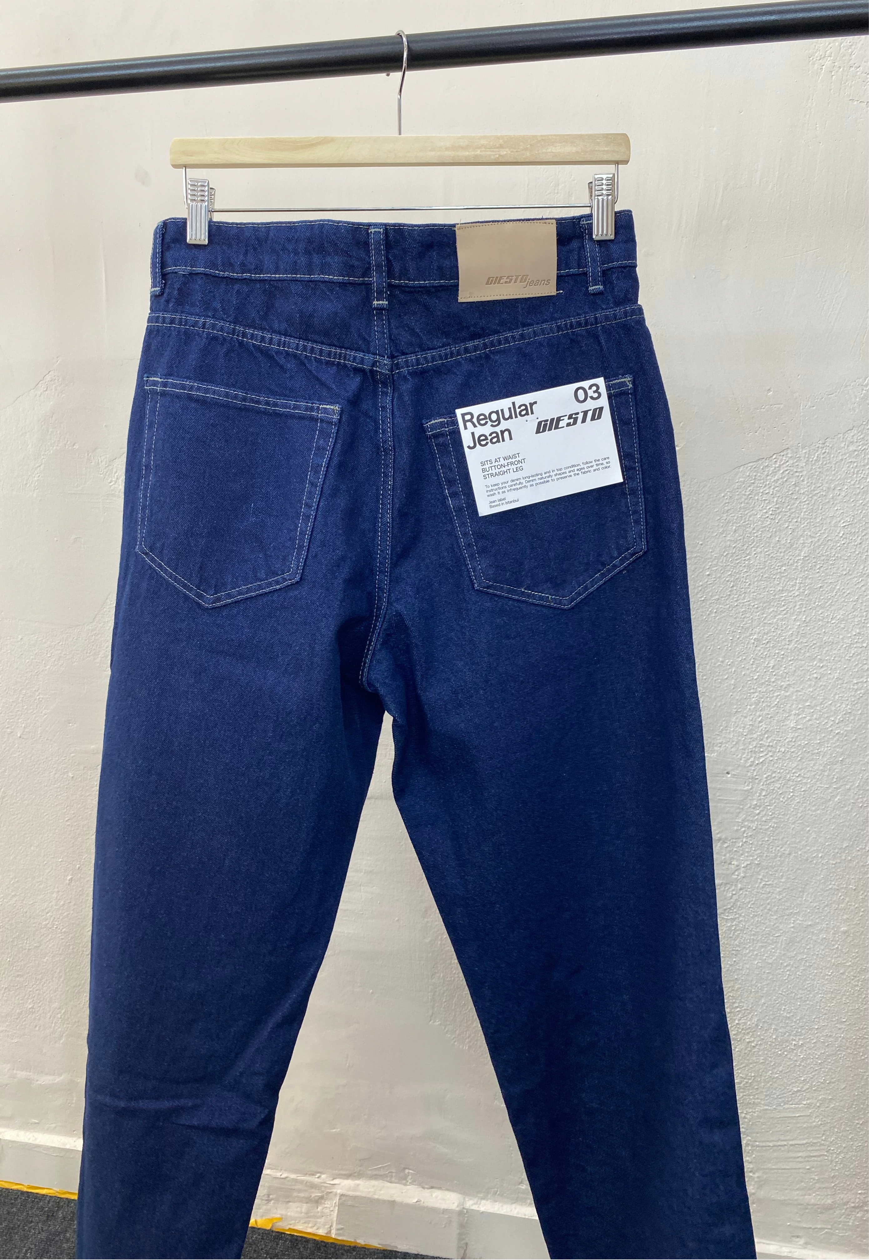Lacivert Fit Jean - Straight Leg